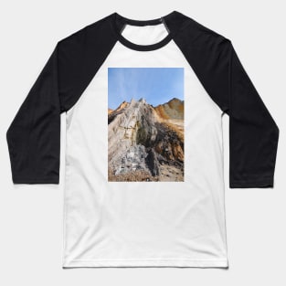 Cliffs At Alum Bay Baseball T-Shirt